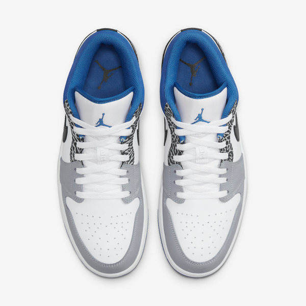 Nike - Jordan 1 Low کتونی نایک مدل جردن وان لو سفید ابی طوسی