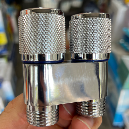 شیر پیسوار 1/2 با دو خروجی کروم