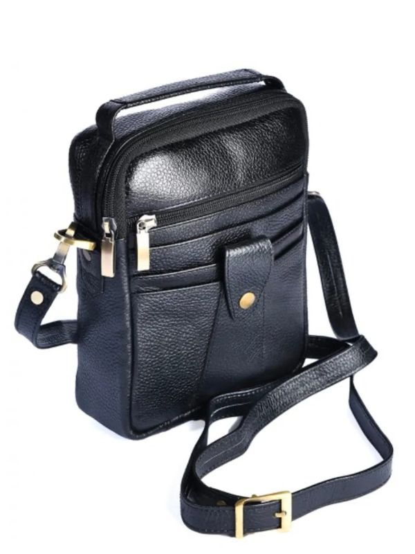 کیف دوشی چرم مردانه مدل مینی اطلس