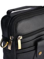 کیف دوشی چرم مردانه مدل مینی اطلس