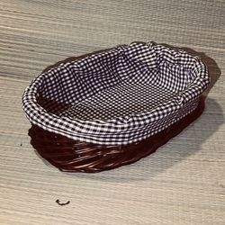 سبد نان چوبی مروار رنگ شرابی