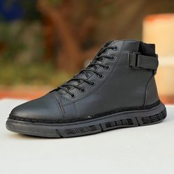 نم بوت مردانه مشکی بامبو کد001