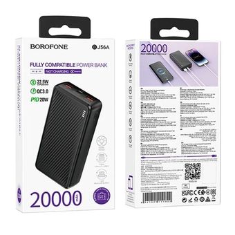 پاور بانک 20 هزار Borofone مدل BJ56A