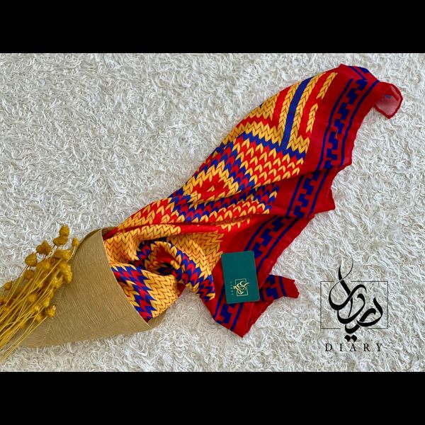 روسری طرح گلیم  فرش های ایرانی