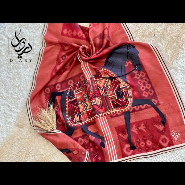 شال اسب قشقایی و طرح گلیم