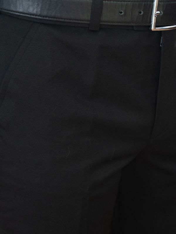 شلوار ساده فاستونی مشکی p108