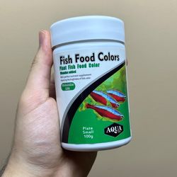 غذای رنگ ماهی‌ گیاهخوار برند آکوا