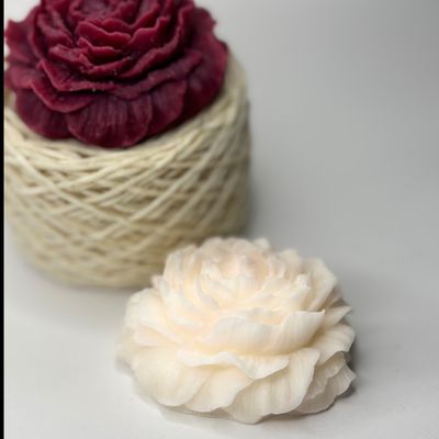 شمع گل آلاله دست ساز سایز بزرگ