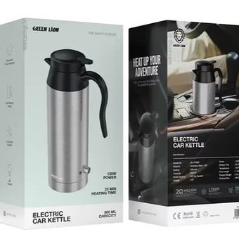 کتری برقی فندکی خودرو Green Lion مدل ELECTRIC CAR KETTLE