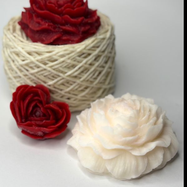 شمع گل آلاله دست ساز سایز بزرگ