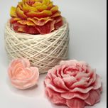 شمع گل آلاله دست ساز سایز بزرگ