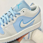 Nike - Air Jordan 1 Low کتونی نایک ایر جردن 1 لو سفید ابی