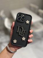 قاب آیفون دیور نگینی گل برجسته💮