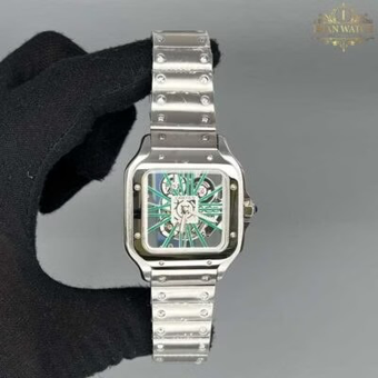 ساعت کارتیر اتومات صفحه سبز