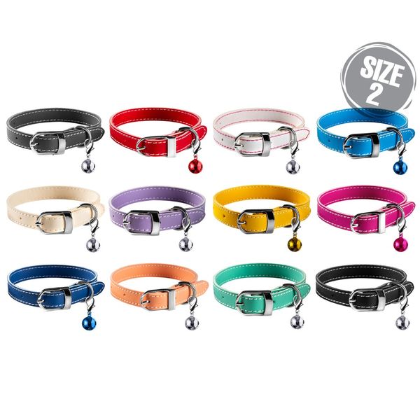 قلاده گردنی چرم سایز 2 نیناپت / Ninapet leather collar size 2