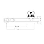 قلاده گردنی چرم سایز 2 نیناپت / Ninapet leather collar size 2