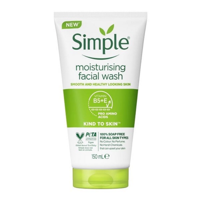 ژل شوینده صورت سیمپل مدل مرطوب‌کننده (Moisturising Facial Wash)