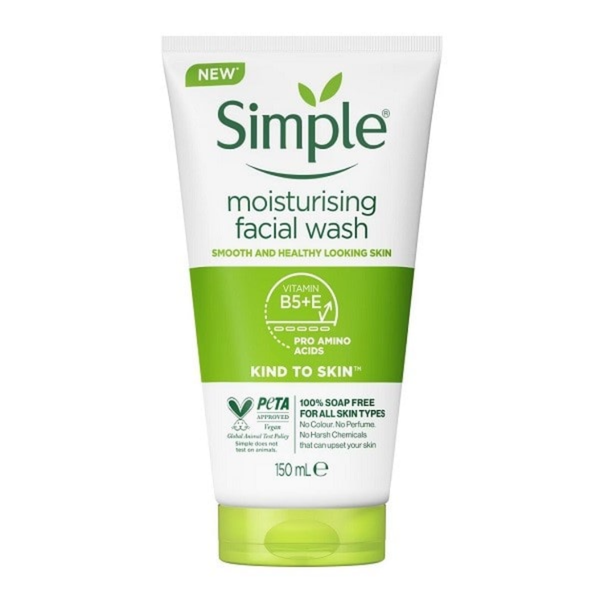 ژل شوینده صورت سیمپل مدل مرطوبکننده (Moisturising Facial Wash)