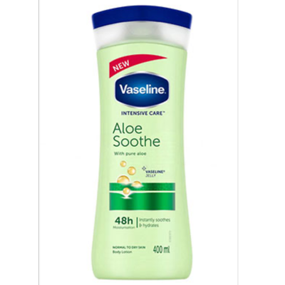 لوسیون بدن وازلین مدل آلوئه‌ورا