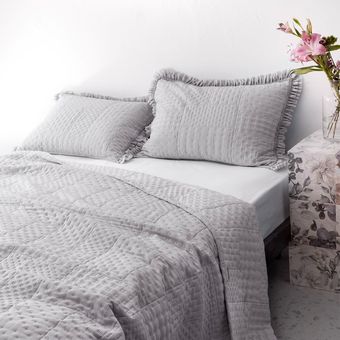 سرویس روتختی مادام کوکو پنبه دوزی مدل Medus2 تک نفره 2 تکه