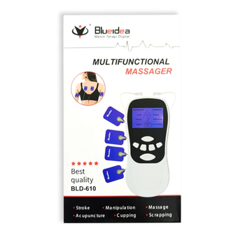 ماساژور دیجیتالی, BLUEISEA شارژی، همراه با چهار پد