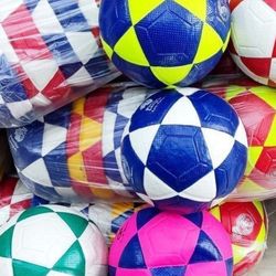 توپ فوتبال سایز 5 چرمی رنگبندی جور 6 عددی