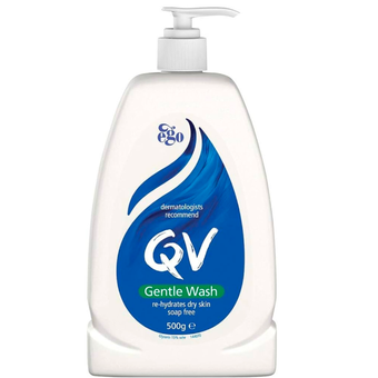 پاک کننده پوست خشک کیو وی مدل جنتل واش QV Gentle Wash