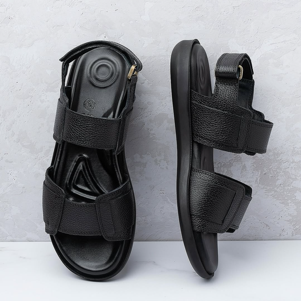 صندل مردانه چرم طبیعی z6 شمس