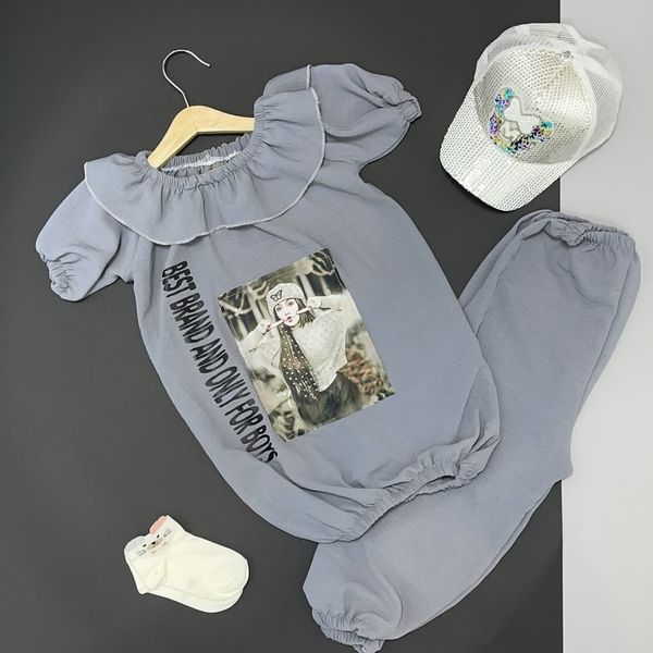 شومیز وشلوارک شیک دخترانه ابروبادی