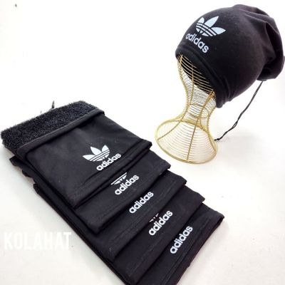 کلاه اسکارف مشکی طرح آدیداس