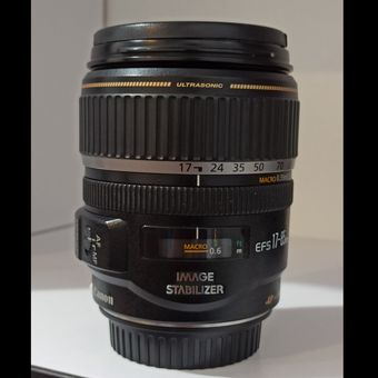 لنز 85-17  Canon ultrasonic دارای لرزشگیر در حد آک (کارکرده)