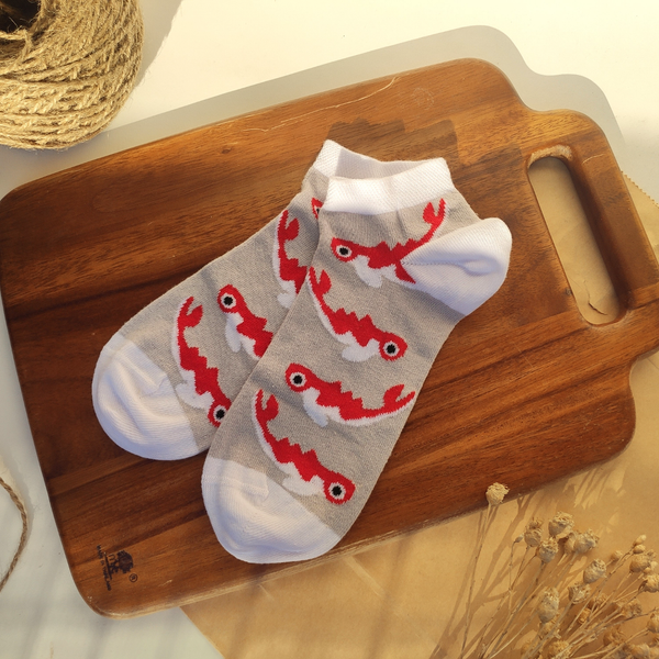 جوراب مچی یونیسکس طرح ماهی قرمز برند ترک EGS Socks