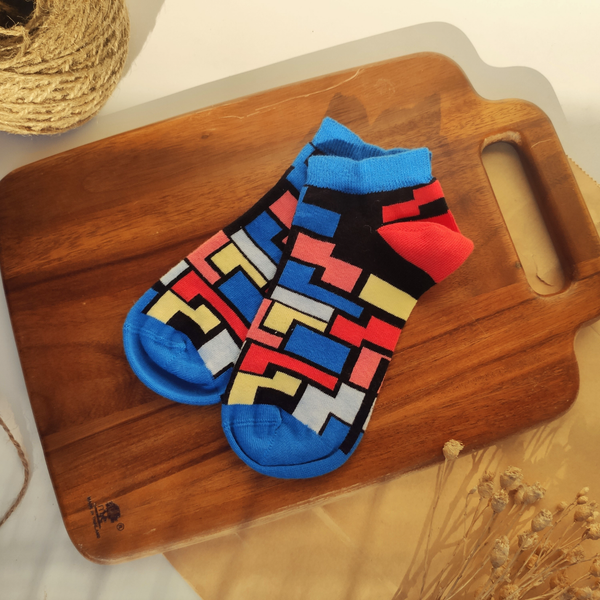 جوراب مچی یونیسکس طرح هندسی برند ترک EGS Socks