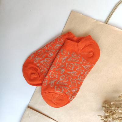 جوراب زیر قوزکی زنانه طرح شکوفه برند کالزی لند