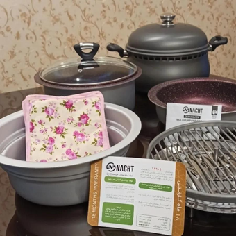 غذاپز چندکاره ناخ مدل 8 پارچه 8 نفره