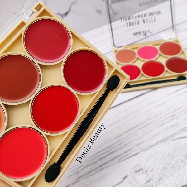 پالت رژلب 6 عددی از برند PINK KEY