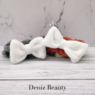 هدبند حوله‌ای مدل پاپیون