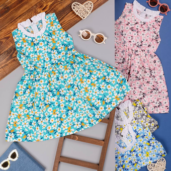 سارافون دخترانه گلگلی