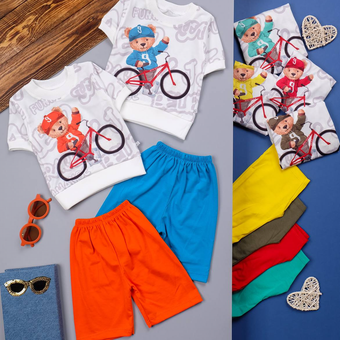 تیشرت شلوارک پسرانه