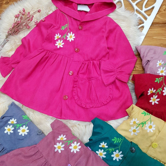 سارافون دخترانه گلدوزی