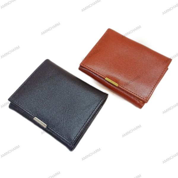 کیف پول چرم طبیعی مدل  سه لت