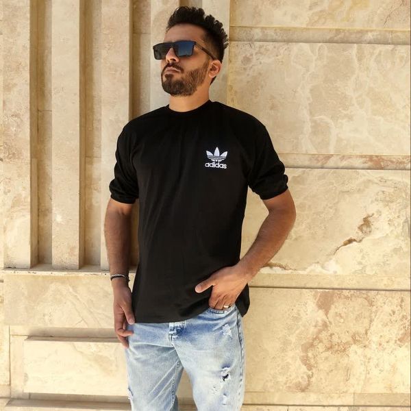 تیشرت مردانه  مشکی آدیداس