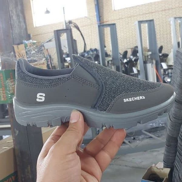 کفش کتانی راحتی زنانه مردانه اسکچرز کد311 رویه کتان و راشل قالب استاندارد زیره پیو تزریق