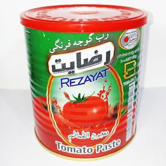 رب گوجه فرنگی 800 گرم قوطی فلزی درب  دار کلیدی رضایت