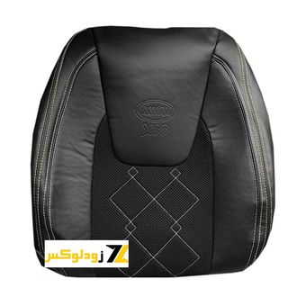 روکش صندلی چرم پارچه  ام وی ام X33 کراس مشکی فابریکی دوخت فسفری