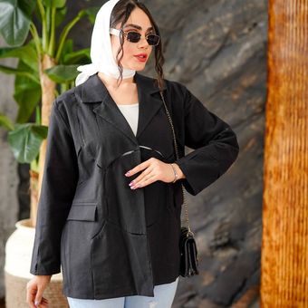 کت لنین تیکه دوزی شده