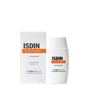 فلوئید ضدآفتاب اکتیو یونیفای ایزدین ضدلک و بی رنگ با SPF50