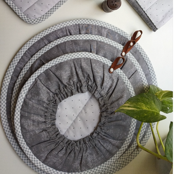 سه سایز دمکنی کشدار با بند چرم