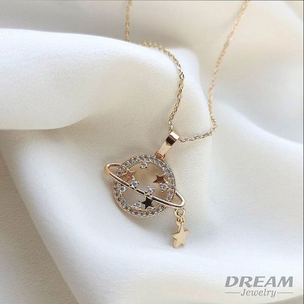 گردنبند زحل با آویز ستاره DREAM