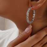 گوشواره حلقه خاویاری ysx کد 012015